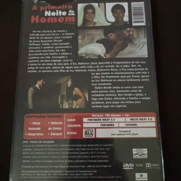 The Graduate (DVD) Dustin Hoffman English and Portugues Language BRAND NEW - Picture 6 of 7